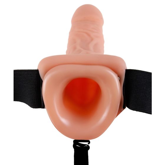 Fetish Strap-on 7 - felcsatolható vibrátor (natúr)