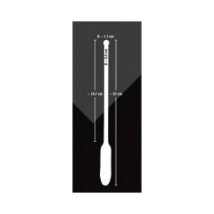   You2Toys DILATOR - hosszú, szilikon húgycsővibrátor - fekete (8-11mm)