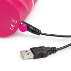   Happyrabbit G-spot - vízálló, akkus csiklókaros vibrátor (pink)