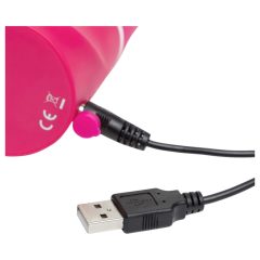   Happyrabbit G-spot - vízálló, akkus csiklókaros vibrátor (pink)