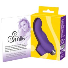 SMILE Finger - hullámos, szilikon ujjvibrátor (lila)