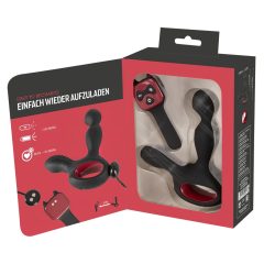   You2Toys Massager - akkus forgó, melegítő prosztata vibrátor (fekete)