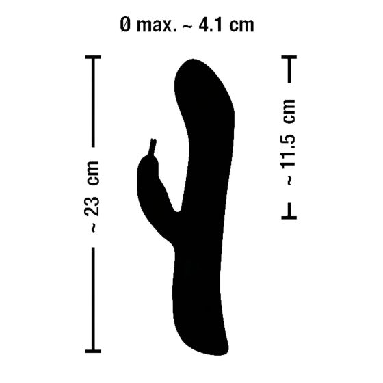 SMILE Rotating Turbo - akkus, forgófejes csiklókaros vibrátor (lila)