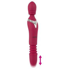 Javida Thrusting - 3in1 masszírozó vibrátor (piros)