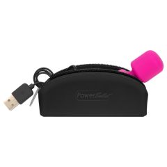   PalmPower Pocket Wand - mini masszírozó vibrátor (pink-fekete)