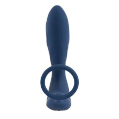   You2Toys Prostata Plug - rádiós anál vibrátor péniszgyűrűvel (kék)