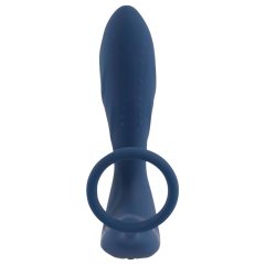   You2Toys Prostata Plug - rádiós anál vibrátor péniszgyűrűvel (kék)