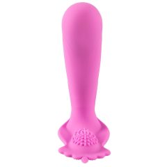   SMILE G-Spot Panty - akkus, rádiós felcsatolható vibrátor (pink)