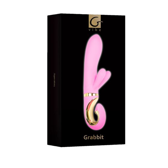 G-Vibe GRabbit - akkus, 3 motoros G-pont vibrátor (pink)