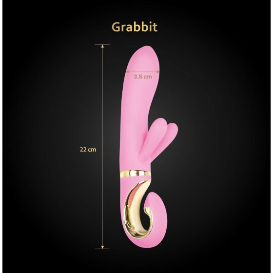 G-Vibe GRabbit - akkus, 3 motoros G-pont vibrátor (pink)