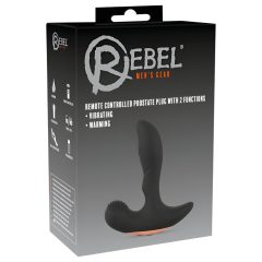 / Rebel - rádiós melegítő prosztata vibrátor (fekete)