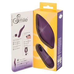   SMILE Panty - akkus, rádiós, vízálló csiklóvibrátor (lila)