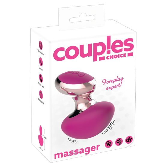 Couples Choice - akkus, mini masszírozó vibrátor (pink)