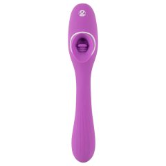 You2Toys 2 Function Vibe - akkus 2in1 vibrátor (lila)