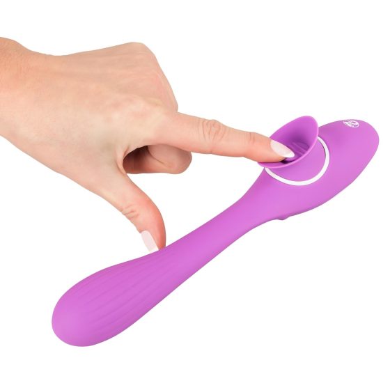 You2Toys 2 Function Vibe - akkus 2in1 vibrátor (lila)