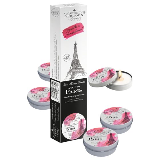 Petits Joujoux Paris - masszázsgyertya - vanília-szantál (5x43ml)