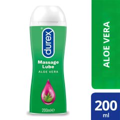 Durex Play 2in1 masszázsolaj - Aloe Vera (200ml)