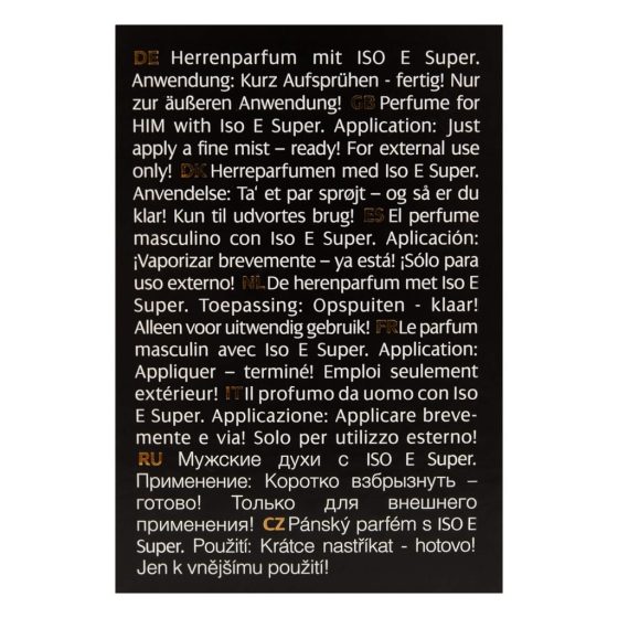 P6 Iso E Super - feromon parfüm szuper férfias illattal (30ml)