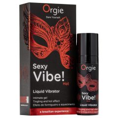   Orgie Sexy Vibe HOT - epres, melegítő folyékony vibrátor (15ml)