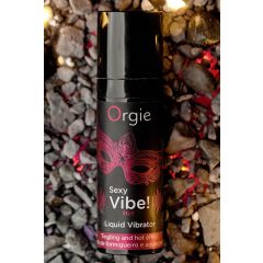   Orgie Sexy Vibe HOT - epres, melegítő folyékony vibrátor (15ml)