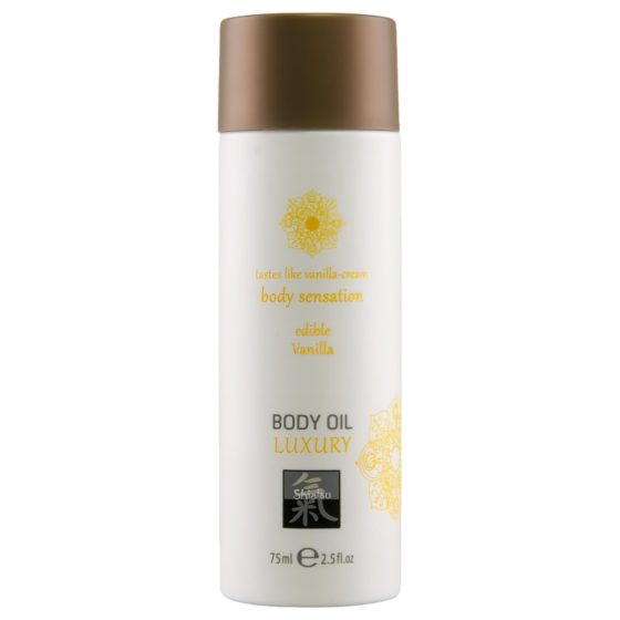 Shiatsu Luxury - ehető masszázsolaj - vanília (75ml)