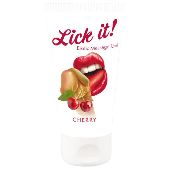 Lick it! - 2in1 ehető síkosító - cseresznye (50ml)