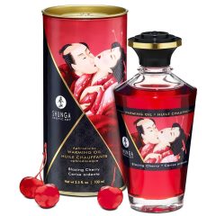 / Shunga - melegítő masszázsolaj - cseresznye (100ml)