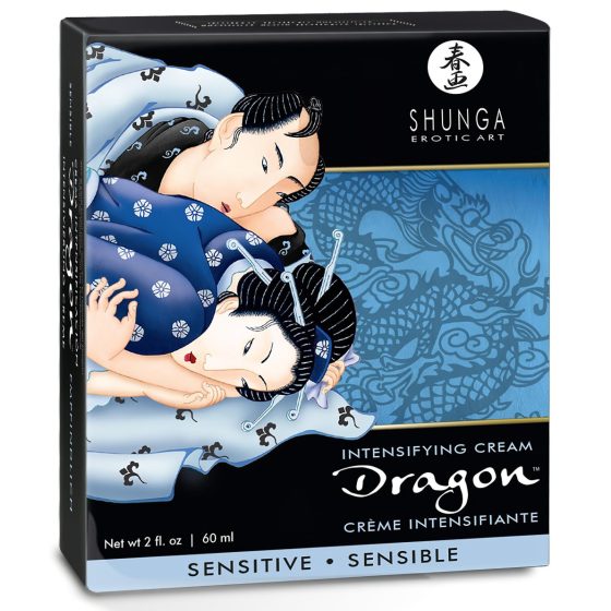 Shunga Dragon Sensitive - intim gél férfiaknak (60ml)