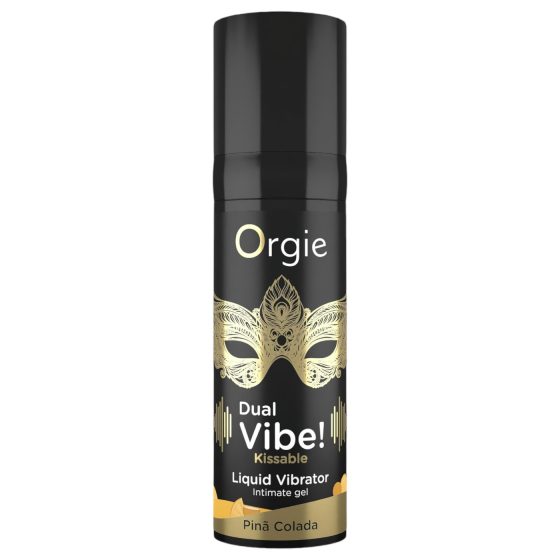 Orgie Dual Vibe! - folyékony vibrátor - Pinã Colada (15ml)