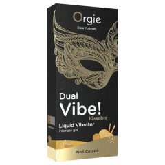   Orgie Dual Vibe! - folyékony vibrátor - Pinã Colada (15ml)