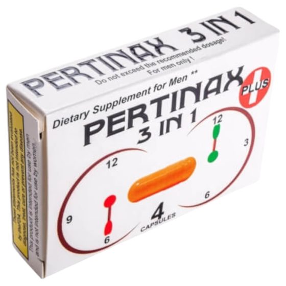 Pertinax 3in1 Plus - étrend-kiegészítő kapszula férfiaknak (4db)