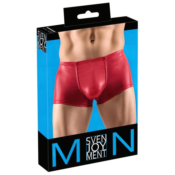 Svenjoyment - fényes push-up boxer (piros)