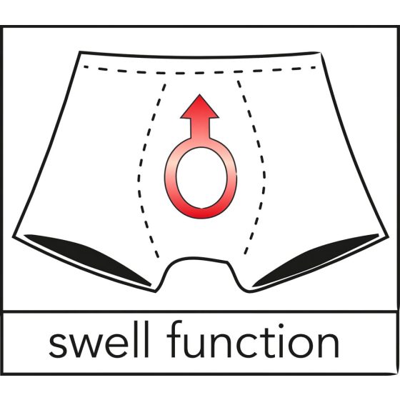 / Svenjoyment - áttetsző férfi body (fekete)