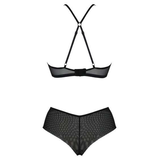 Passion Eco Kerria - csipke bikini szett (fekete)