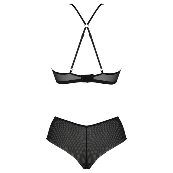 / Passion Eco Kerria - csipke bikini szett (fekete)