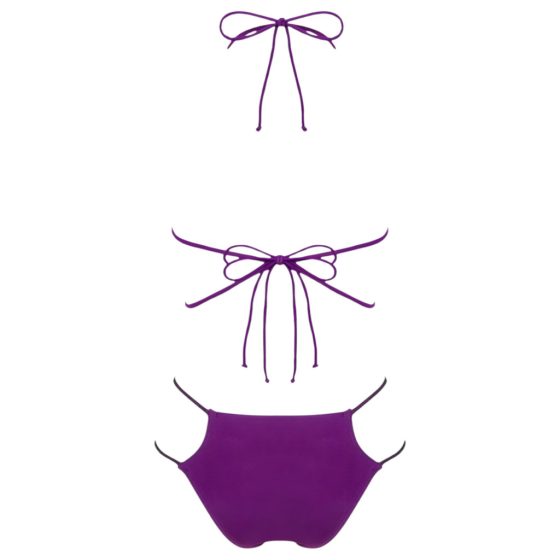 Obsessive Balitta - fényes, nyakpántos bikini (lila)