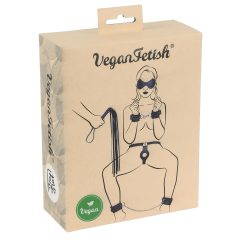 / Vegan Fetish - kötöző szett (7 részes) - fekete