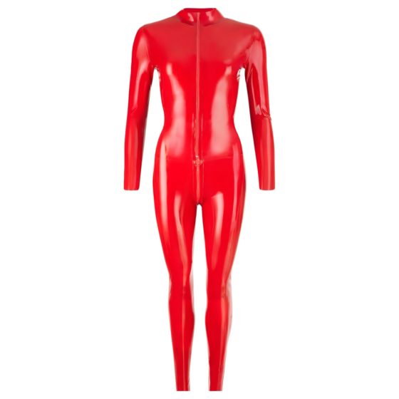 LATEX - hosszúujjú női overall (piros)