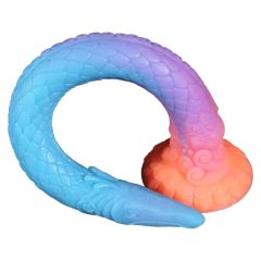 OgazR XXL Eel - fluoreszkáló anál dildó - 47 cm (pink)