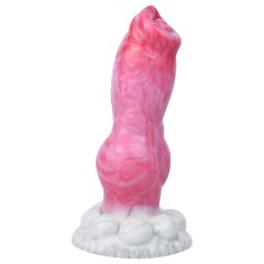 Animalorny Buldog - kutya pénisz dildó - 17cm (pink)