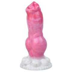 Animalorny Buldog - kutya pénisz dildó - 17cm (pink)