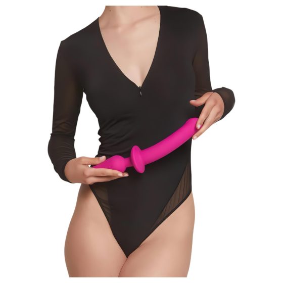 / Strap-on-me Swith Semi-Realistic XXL - 2in1 szilikon dildó (pink)