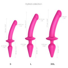   / Strap-on-me Swith Semi-Realistic XXL - 2in1 szilikon dildó (pink)