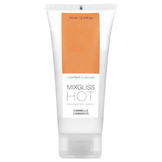 Mixgliss Hot - melegítő, vízbázisú síkosító - fahéj (70ml)