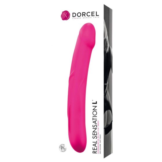 Dorcel Real Sensation L - szilikon dildó (magenta)