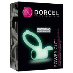   Dorcel - foszforeszkáló vibrációs péniszgyűrű (fehér)