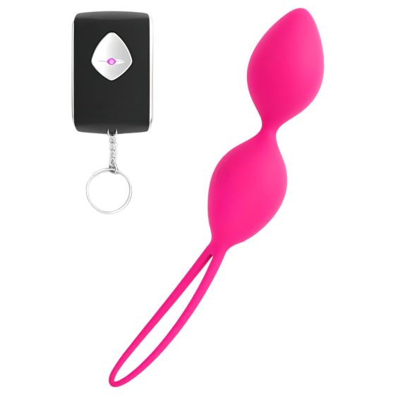 Dorcel Divine Balls - akkus, rádiós, vibrációs gésagolyó (pink)