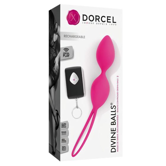 Dorcel Divine Balls - vibrációs gésagolyó (pink)