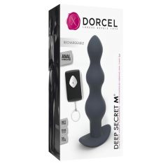   Dorcel Deep Secret M - akkus, rádiós anál vibrátor (fekete)