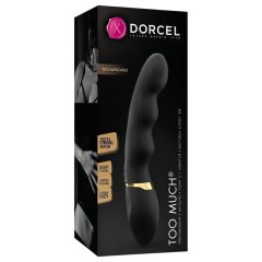   Dorcel Too Much 2.0 - akkus, 3 motoros vibrátor (fekete-arany)